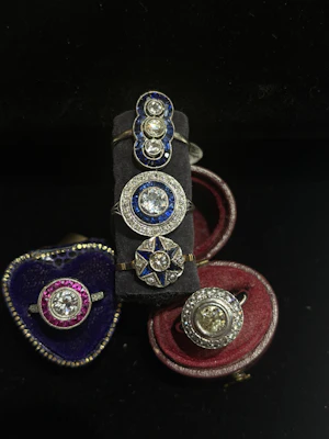 Art Deco Target Engagement Rings Spectrum Antiques