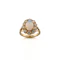 18ct Oval Opal and Diamond Cluster Ring Spectrum Antiques - image 1
