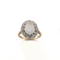 18ct Moonstone and Diamond Cluster Ring Spectrum Antiques - image 1
