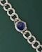 Baume & Mercier Lapis 925 Sterling Silver Bracelet - image 2