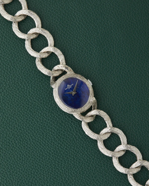 Baume & Mercier Lapis 925 Sterling Silver Bracelet - image 2