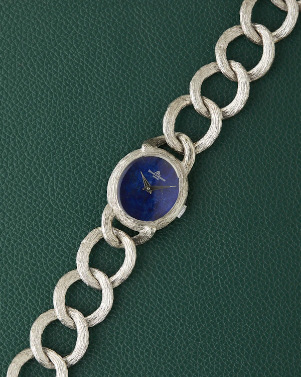 Baume & Mercier Lapis 925 Sterling Silver Bracelet - image 3