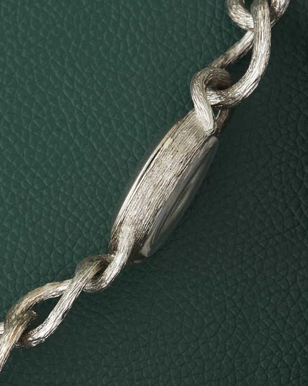 Baume & Mercier Lapis 925 Sterling Silver Bracelet - image 5