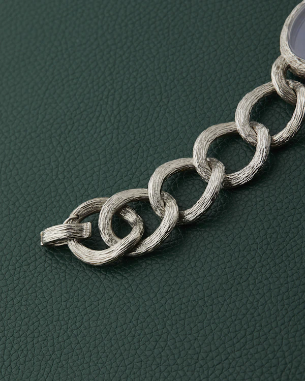 Baume & Mercier Lapis 925 Sterling Silver Bracelet - image 8