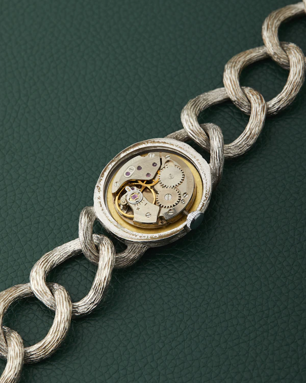 Baume & Mercier Lapis 925 Sterling Silver Bracelet - image 14