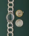 Baume & Mercier Lapis 925 Sterling Silver Bracelet - image 13
