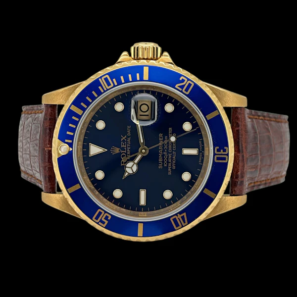 ROLEX SUBMARINER 16618 LB ENGRAVED REHAUT FULL SET 2007 - image 4