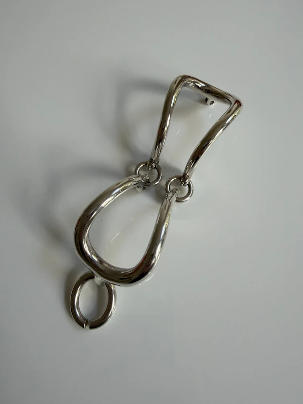 Hermes silver cuff - image 4