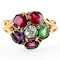 1865 Regard Cluster Ring - Saddingtons Jewellery Stand 375 - image 1