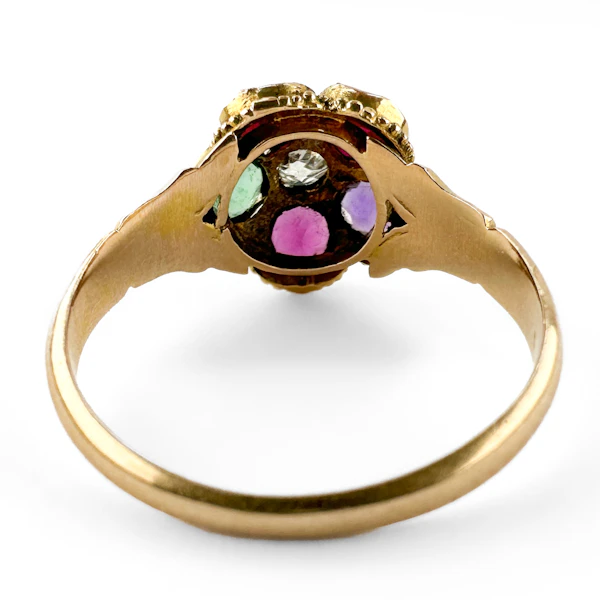 1865 Regard Cluster Ring - Saddingtons Jewellery Stand 375 - image 3
