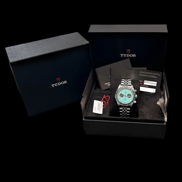 TUDOR BLACK BAY CHRONO BLUE FLAMINGO FULL SET 06/2026 - 79360N-0024 - image 6