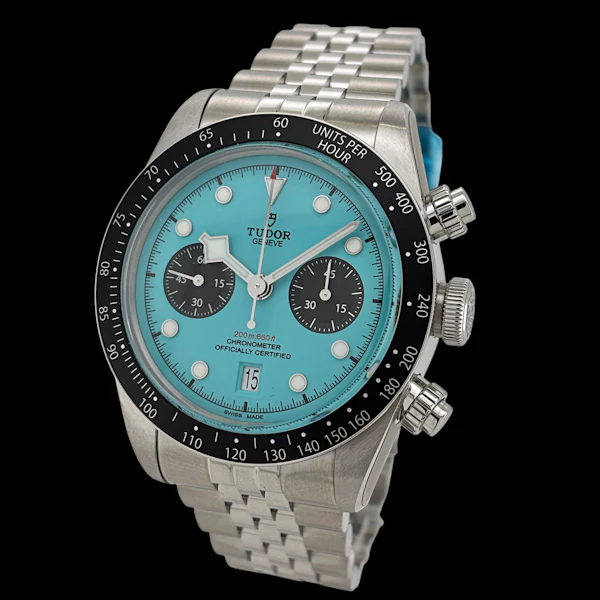 TUDOR BLACK BAY CHRONO BLUE FLAMINGO FULL SET 06/2026 - 79360N-0024 - image 1
