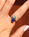 Lovely Victorian French Sapphire And Diamond Ring at Deco&Vintage Ltd - image 2