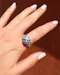 5.2ct Vintage Diamond Platinum Ring at Deco&Vintage Ltd - image 2