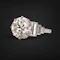 5.2ct Vintage Diamond Platinum Ring at Deco&Vintage Ltd - image 3