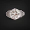 5.2ct Vintage Diamond Platinum Ring at Deco&Vintage Ltd - image 5