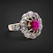 Lovely Victorian Burmese Ruby and Diamond Ring at Deco&Vintage Ltd - image 4
