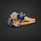 Lovely Victorian French Sapphire and Diamond Ring at Deco&Vintage Ltd - image 5