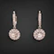 Lovely Edwardian Diamond Platinum Earrings at Deco&Vintage Ltd - image 2