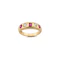 Antique 18ct Gold Ruby & Diamond Gypsy Ring Spectrum Antiques - image 1