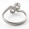 Edwardian 2 Stone Diamond Crossover Ring - Saddingtons Jewellery Stand 375 - image 2