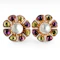 Suffragette Flower Cluster Stud Earrings - Saddingtons Jewellery Stand 375 - image 2