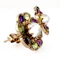 Suffragette Flower Cluster Stud Earrings - Saddingtons Jewellery Stand 375 - image 3