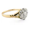 Victorian Diamond Daisy Cluster Ring - Saddingtons Jewellery Stand 375 - image 3