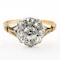 Victorian Diamond Daisy Cluster Ring - Saddingtons Jewellery Stand 375 - image 2
