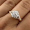 Victorian Diamond Daisy Cluster Ring - Saddingtons Jewellery Stand 375 - image 1