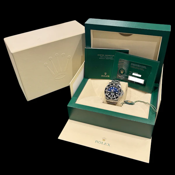 ROLEX SEA-DWELLER DEEPSEA D-BLUE JAMES CAMERON FULL SET 2022 - image 6