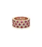 Burma Ruby & Diamond Ring 18k rose gold - image 1