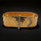 Vintage Mappin & Webb 'Rio' 18k Yellow Gold & Diamond Honeycomb Bracelet - image 2