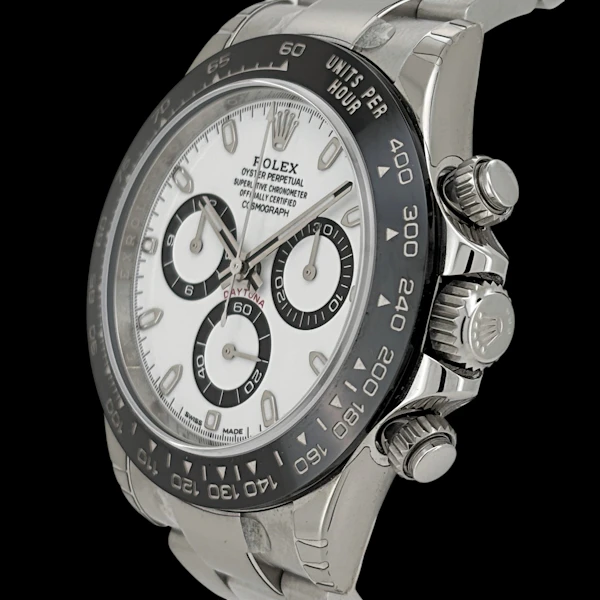 ROLEX DAYTONA CERAMIC WHITE DIAL FULL SET FULL STICKERS 2017 - 116500LN - image 2