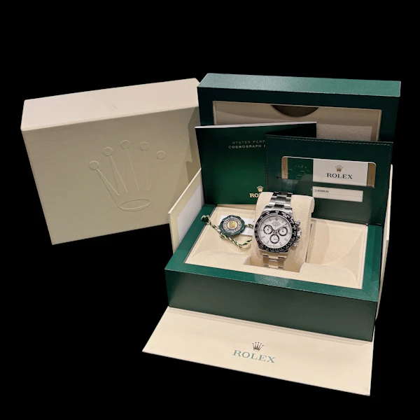 ROLEX DAYTONA CERAMIC WHITE DIAL FULL SET FULL STICKERS 2017 - 116500LN - image 6
