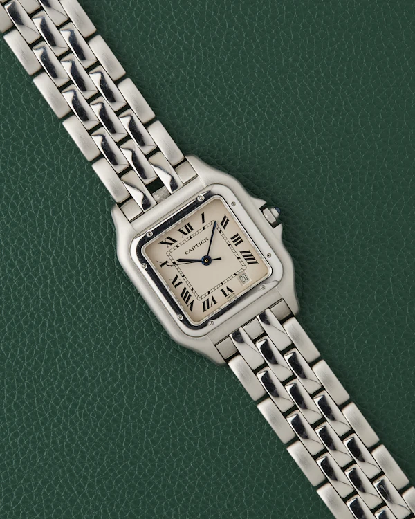 Cartier Panthere Ref. 1310 Midsize Quartz Steel Bracelet - image 2