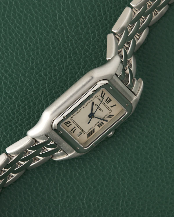 Cartier Panthere Ref. 1310 Midsize Quartz Steel Bracelet - image 5