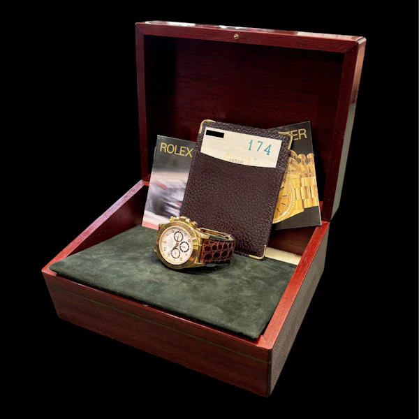 ROLEX DAYTONA 16518 ZENITH YELLOW GOLD UNPOLISHED FULL SET 1997 - image 6