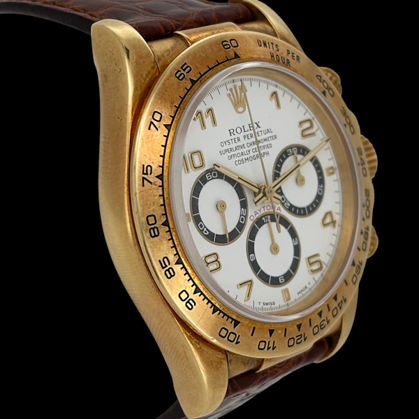 ROLEX DAYTONA 16518 ZENITH YELLOW GOLD UNPOLISHED FULL SET 1997 - image 3