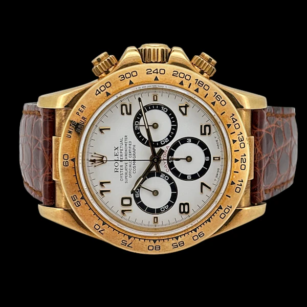 ROLEX DAYTONA 16518 ZENITH YELLOW GOLD UNPOLISHED FULL SET 1997 - image 4
