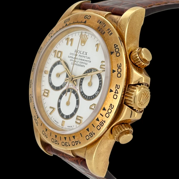 ROLEX DAYTONA 16518 ZENITH YELLOW GOLD UNPOLISHED FULL SET 1997 - image 2