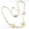 1920’s Opal Bead Necklace With Diamond Clasp - Saddingtons Jewellery Stand 375 - image 2