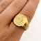 Victorian Signet Ring With Crest & ‘CONFIDO’ Moto - Saddingtons Jewellery Stand 375 - image 5