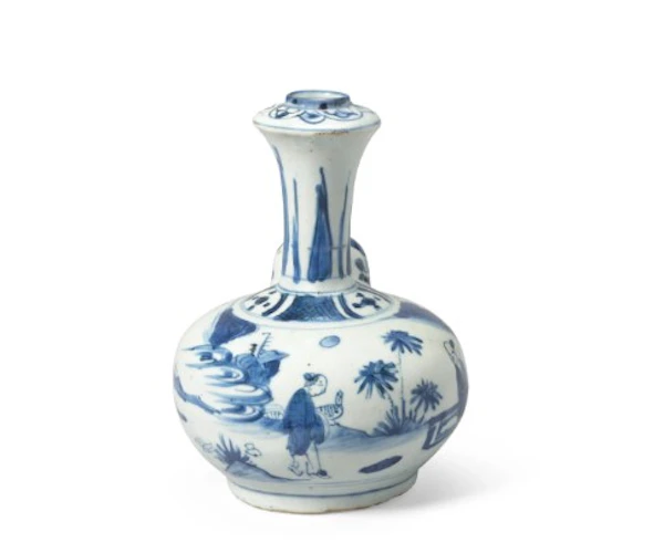 A CHINESE BLUE AND WHITE KENDI - image 2