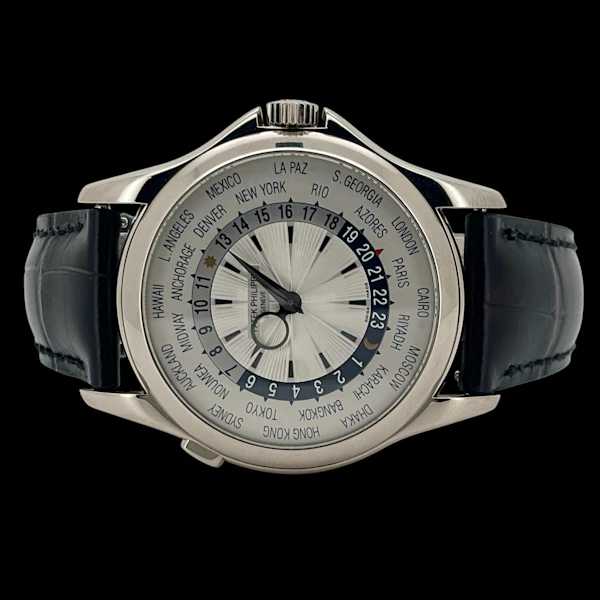 PATEK PHILIPPE WORLD TIME 5130G WHITE GOLD WITH BOX AND EXTRACT OF ARCHIVE (INCOMING) - image 4