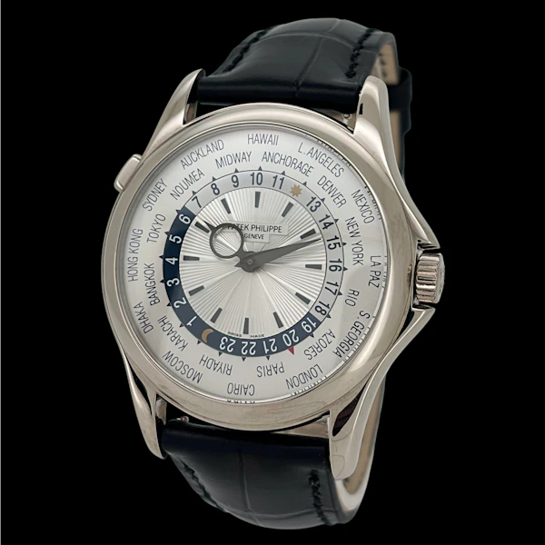 PATEK PHILIPPE WORLD TIME 5130G WHITE GOLD WITH BOX AND EXTRACT OF ARCHIVE (INCOMING) - image 1