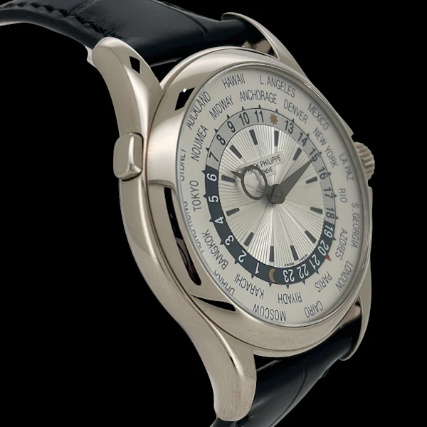 PATEK PHILIPPE WORLD TIME 5130G WHITE GOLD WITH BOX AND EXTRACT OF ARCHIVE (INCOMING) - image 3