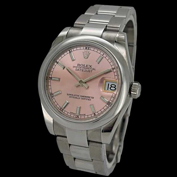 ROLEX DATEJUST 31 PINK DIAL FULL SET 2017 MINT CONDITION 178240 - image 1