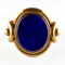 Lapis Lazuli Signet Ring Gifted By Prince Alfred, Son of Queen Victoria 1861 - Saddingtons Jewellery Stand 375 - image 2