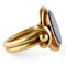 Lapis Lazuli Signet Ring Gifted By Prince Alfred, Son of Queen Victoria 1861 - Saddingtons Jewellery Stand 375 - image 3